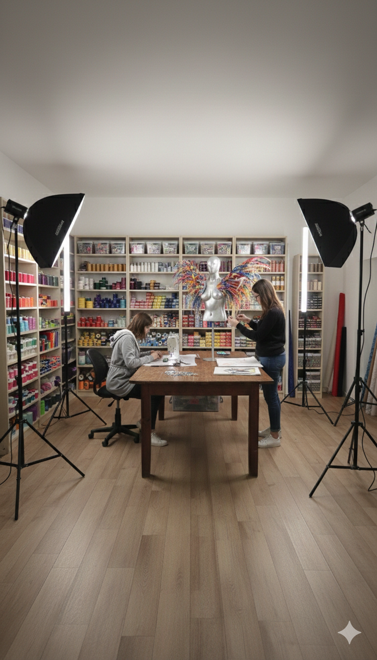 Sartoria creativa Bei Mostri — artigianato italiano, lavorazione a mano di abiti e costumi unici